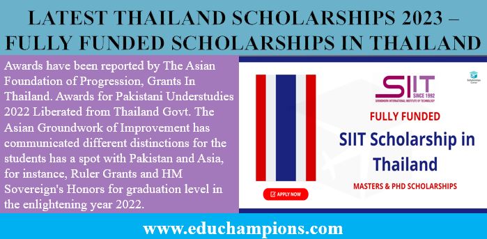 Thailand Scholarships