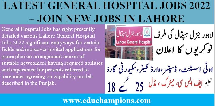 General Hospital Jobs